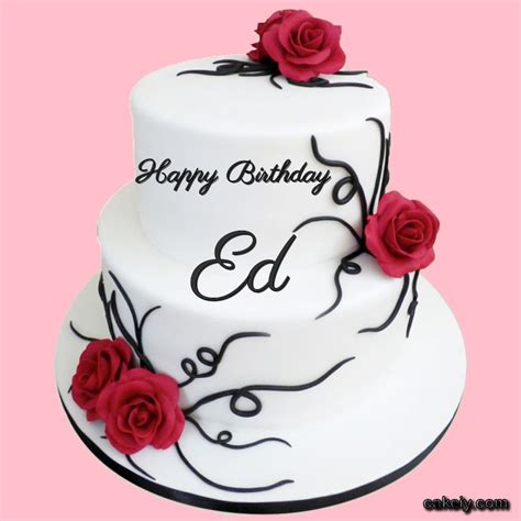 🎂 Happy Birthday Ed Cakes 🍰 Instant Free Download