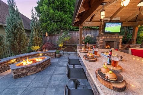 Outdoor Kitchen Bar Premier Backyard Living