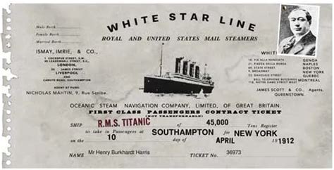 Titanic Tickets Make Your Own Titanic Ticket In Titanic Real
