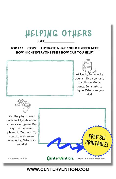 Helping Others Worksheet