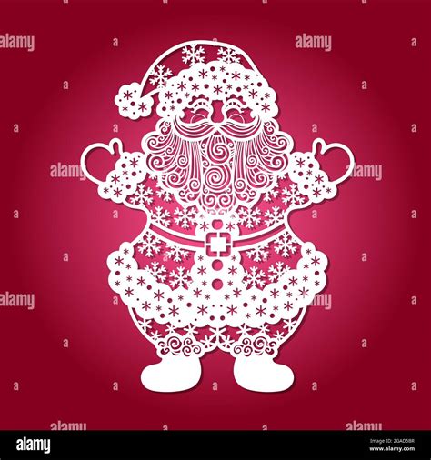 santa claus template cut out