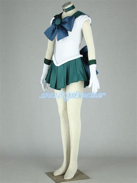 Sailor Neptune Michiru Kaiou Costume With Gloves