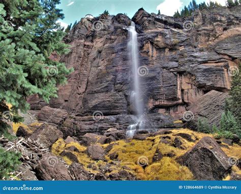 Bridal Veil Falls In Telluride Colorado Stock Image Image Of Juan