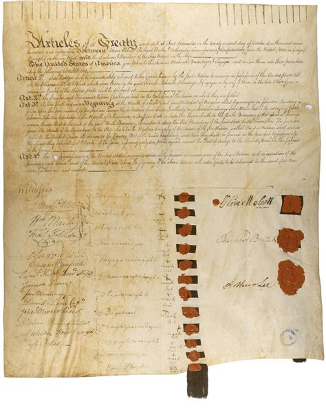 Treaty And Land Transaction Of 1784 Us National Park Service