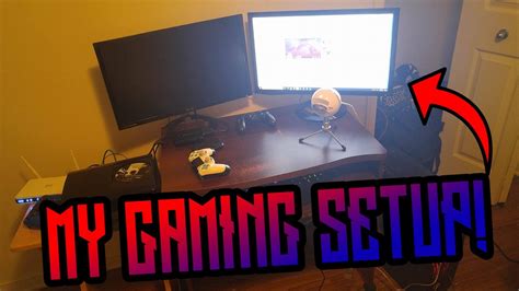 My Gaming Setup Reveal What You Need To Start Youtube Youtube