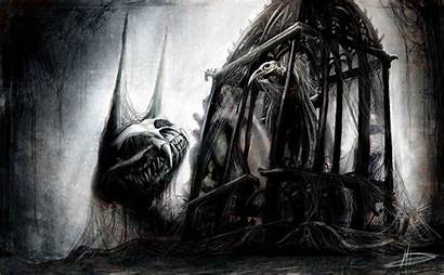 Gothic Wallpapers Cave Web Cage Monster