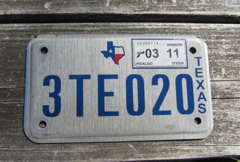 For SALE Texas Motorcycle License Plate 2011 Vintage ...