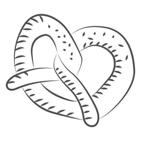 Hand Drawn Food Pretzel Png And Svg Design For T Shirts