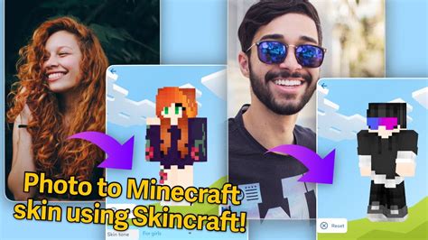 Skincraft Create Minecraft Skin From Photo Mc Skin Editor Youtube