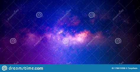 Star Milky Way Galaxy On Night Sky Background Stock Photo Image Of