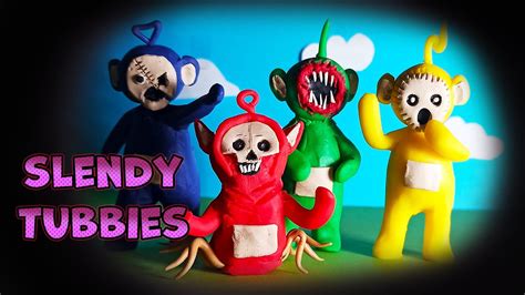 Making Slendytubbies Monsters With Modelling Clay Youtube