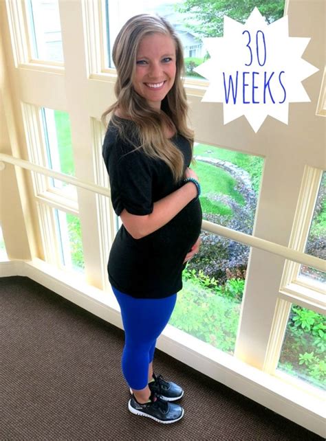 30 Weeks Pregnant Belly