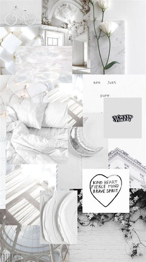 I specified iphone because i. white aesthetic wallpaper lockscreen | Aesthetic iphone ...