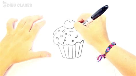 Cómo Dibujar Un Cupcake Paso A Paso Dibujo Fácil De Cupcake