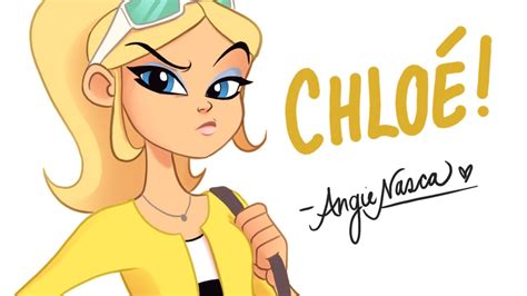 Miraculous 🐞 Speed Drawing Chloe 🐞 With Angie Nasca Youtube