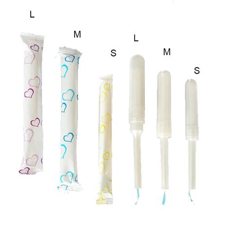 Whosale Feminine Disposable Women Period Organic Cotton Tampons With