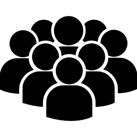 12 Group Of People Vector Icon No Background Images Group People Icon