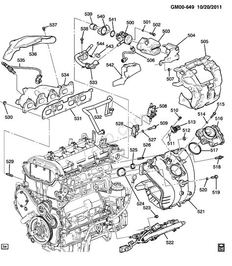 Honda Outboard 25hp Oem Parts Diagram For Carburetor Tubing