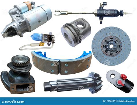 Auto Spare Parts Car On Stock Image Image Of Filter 127901959