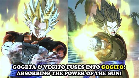 Gogeta And Vegito Fuses Into Gogito Sun Absorbed Strongest Saiyan Ever