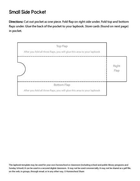 The Instructions For How To Make An Origami Slide Pocket