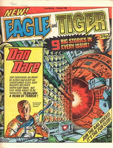 Starlogged Geek Media Again 1985 Eagle April Cover Gallery Ipc
