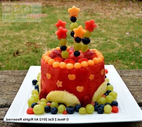 For those of us who. Fruit Birthday Cake Ideas | Fruit cake watermelon, Healthy ...