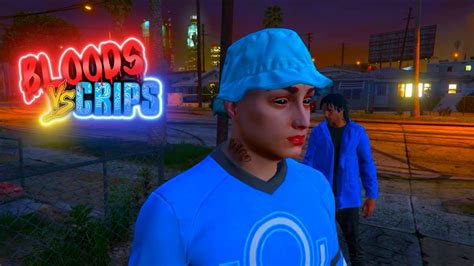 Crips Vs Bloods Gang War 1 Gta 5 Rp Youtube