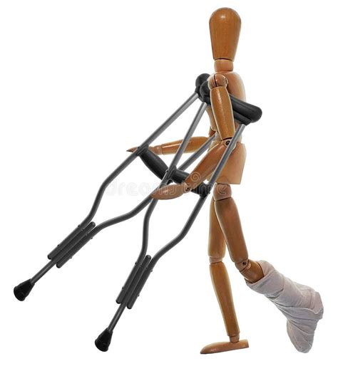 Using Crutches Stock Image Image Of Recovering Assistance 275487361