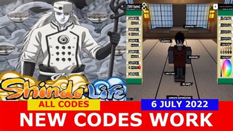New Codes Work Update All Codes Shindo Life Roblox Limited