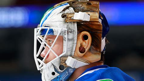 Devils goalie corey crawford retires on eve of nhl season. A solution for the ears on Jacob Markstrom's goalie mask