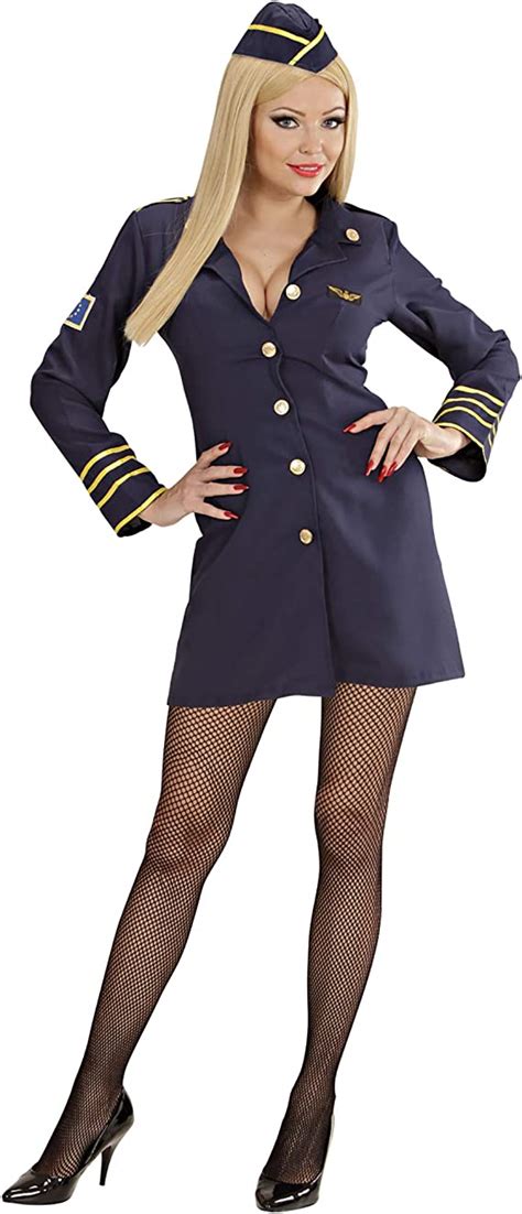widmann kostium stewardess sukienka i kapelusz stewardessa karnawał impreza tematyczna