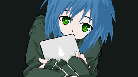 Download Wallpaper 1920x1080 Girl Anime Tablet Teenager