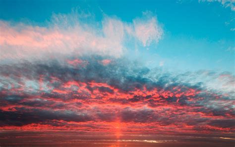 Wallpaper Twilight Horizon Clouds Sky Hd Widescreen High