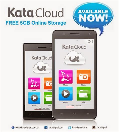 Many cloud storage services have a free account that usually comes with some limitations, such as the amount of storage or a size limit on files you can. KATA Launches KataCloud with FREE 5GB Online Storage ...