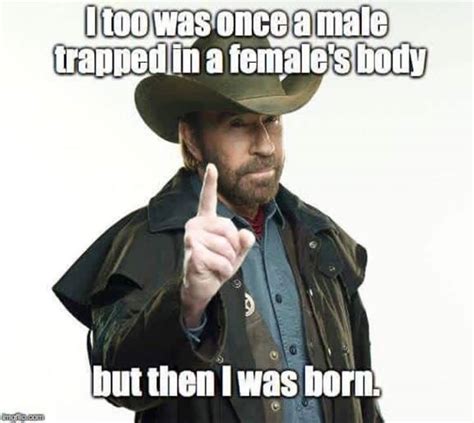 Chuck Norris Was Once Trapped In A Female S Body Common Sense Evaluation