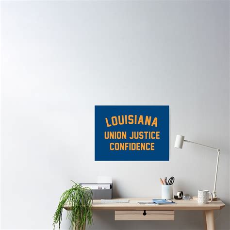 The Louisiana Motto State Motto Of Louisiana Poster By