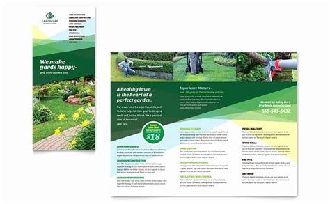 Microsoft Publisher Brochure Template Awesome Landscaper Brochure