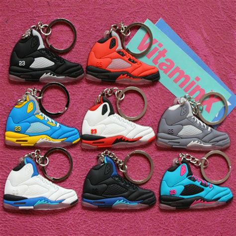 10 Best Air Jordan Retro Sneaker KeyChain Images On Pinterest Air