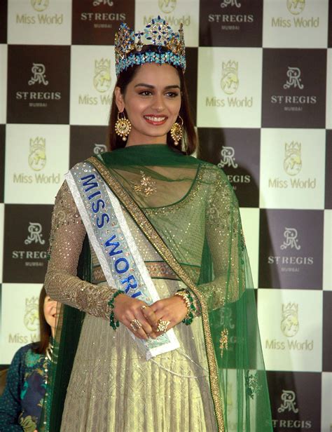 Miss World 2017 Manushi Chillar Gets A Grand Welcome In Mumbai Global
