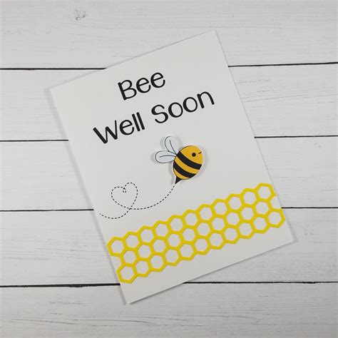 Check spelling or type a new query. Pin by Rebekah King on gift baskets in 2020 | Bee cards, Get well cards, Diy cards get well