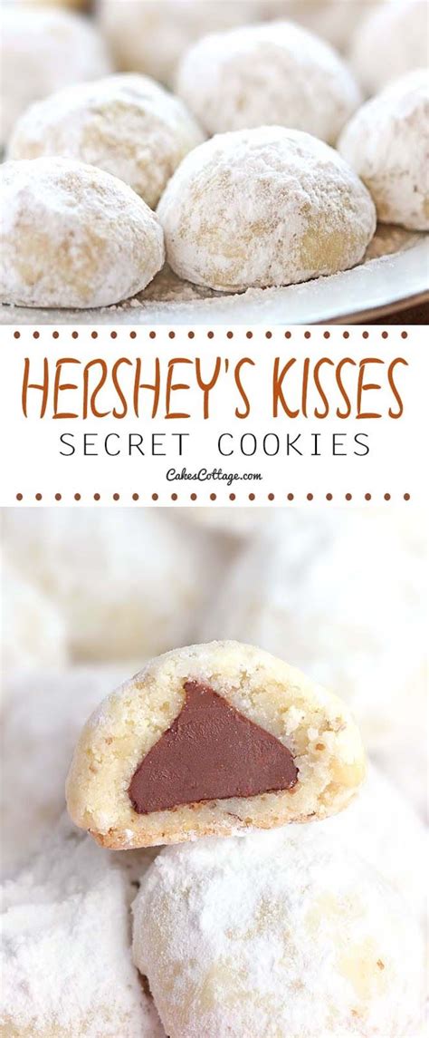Discover lots of easy hershey kiss thumbprint cookies to make any time of the year. Hershey's Secret Kisses Cookies | Yummy cookies, Desserts