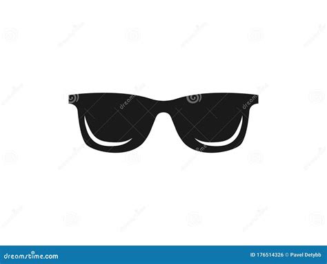 Sunglasses Glasses Icon Vector Illustration Flat Design Stock Illustration Illustration Of