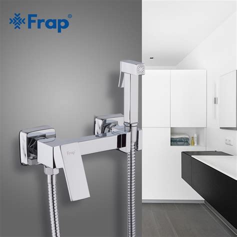 Aliexpress Com Buy Frap New Solid Brass Chrome Handheld Bidet Toilet