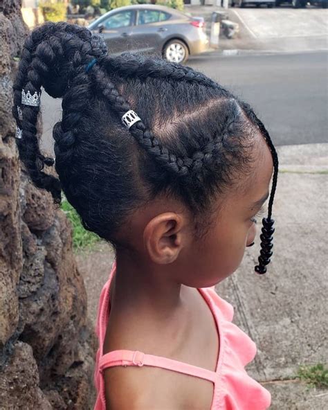 Braided Ponytail Hairstyles For Little Black Girls Hairstyle Guides