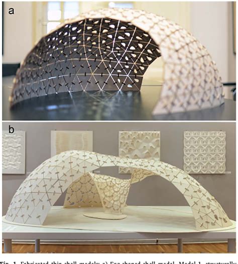 Figure 1 From Design To Fabrication Method Of Thin Shell Structures