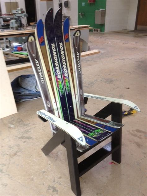 Scotts house of flowers lawton ok. Ski chair made from old skis | Home garden design ...