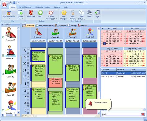 Car rental management software free download. Sports Rental Calendar v.3.5 - OrgBusiness Software