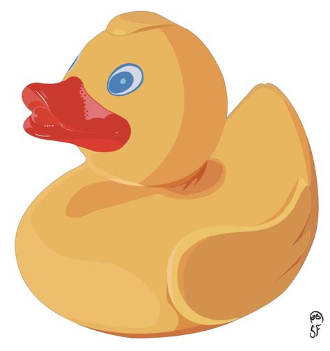 Rubber Duck Illustration Dylan J Cronk