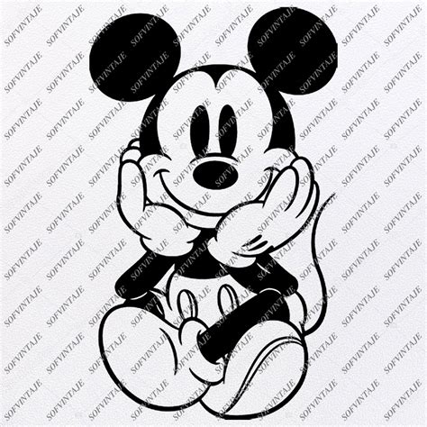 Svg Mickey Mouse Svg Cut File Mickey And Minnie Svg Vinyl File Vector